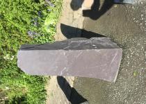 <p>Plum Welsh slate 85cm high 35cm wide 20cm thick at base</p>
